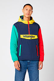 WRANGLER Popover Jacket Navy (W4C3YL114 