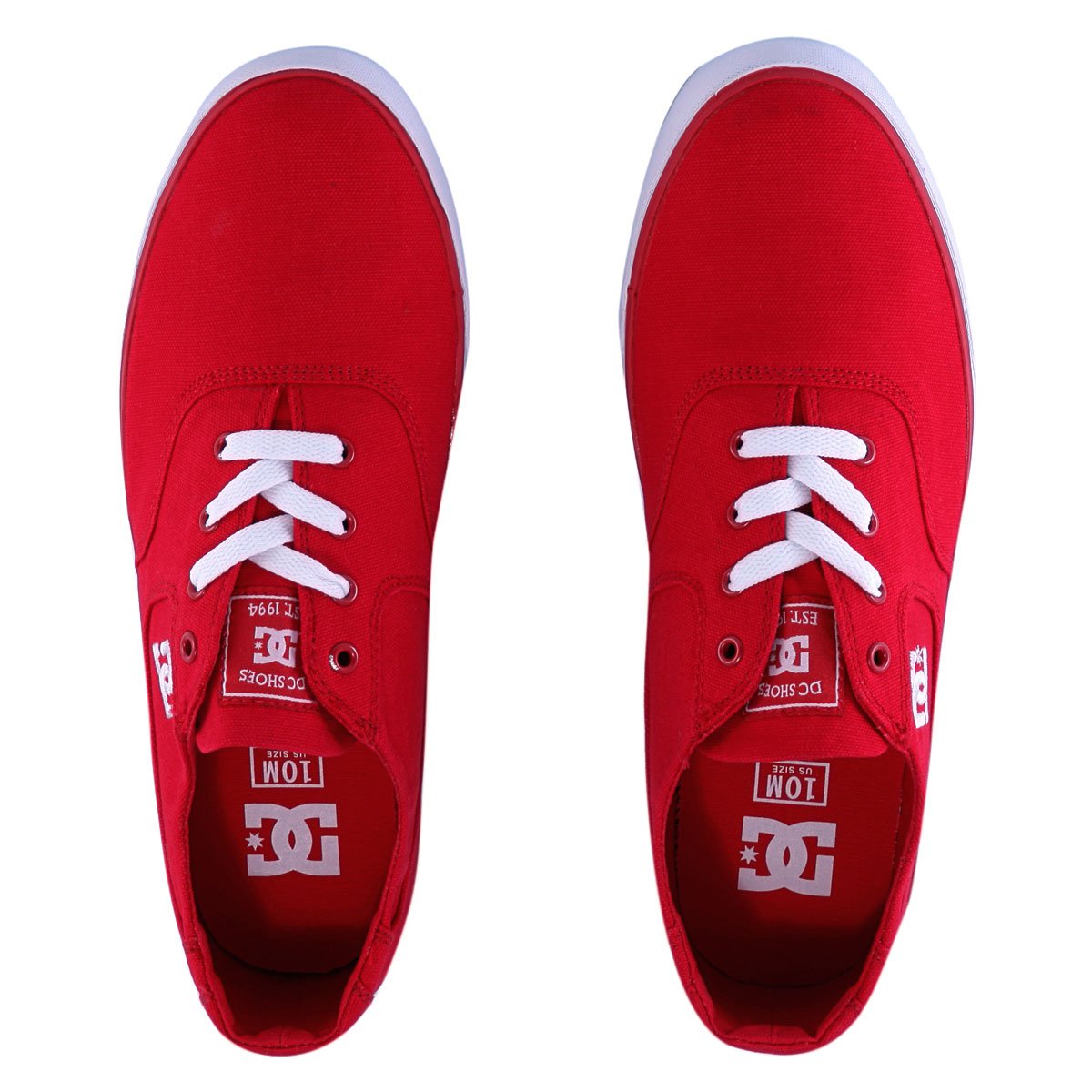 red dc shoes