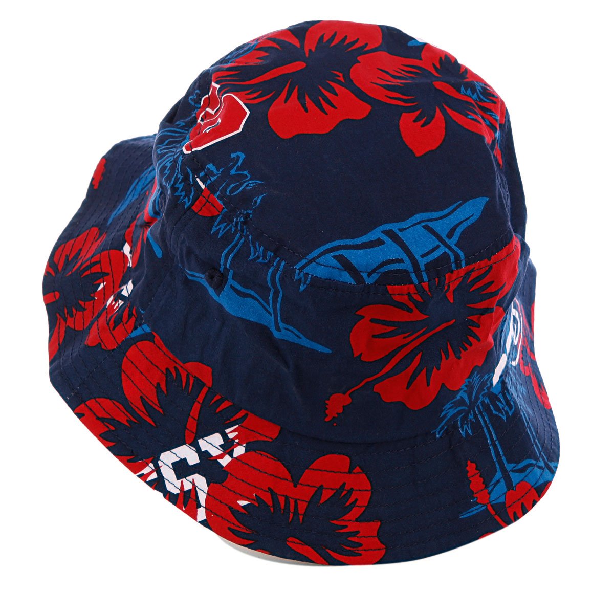 Stussy College Floral Bucket Hat Navy 