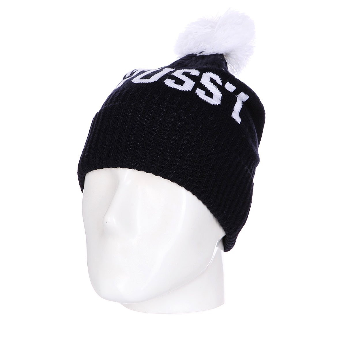 Stussy Classic Pom-pom Beanie Navy 