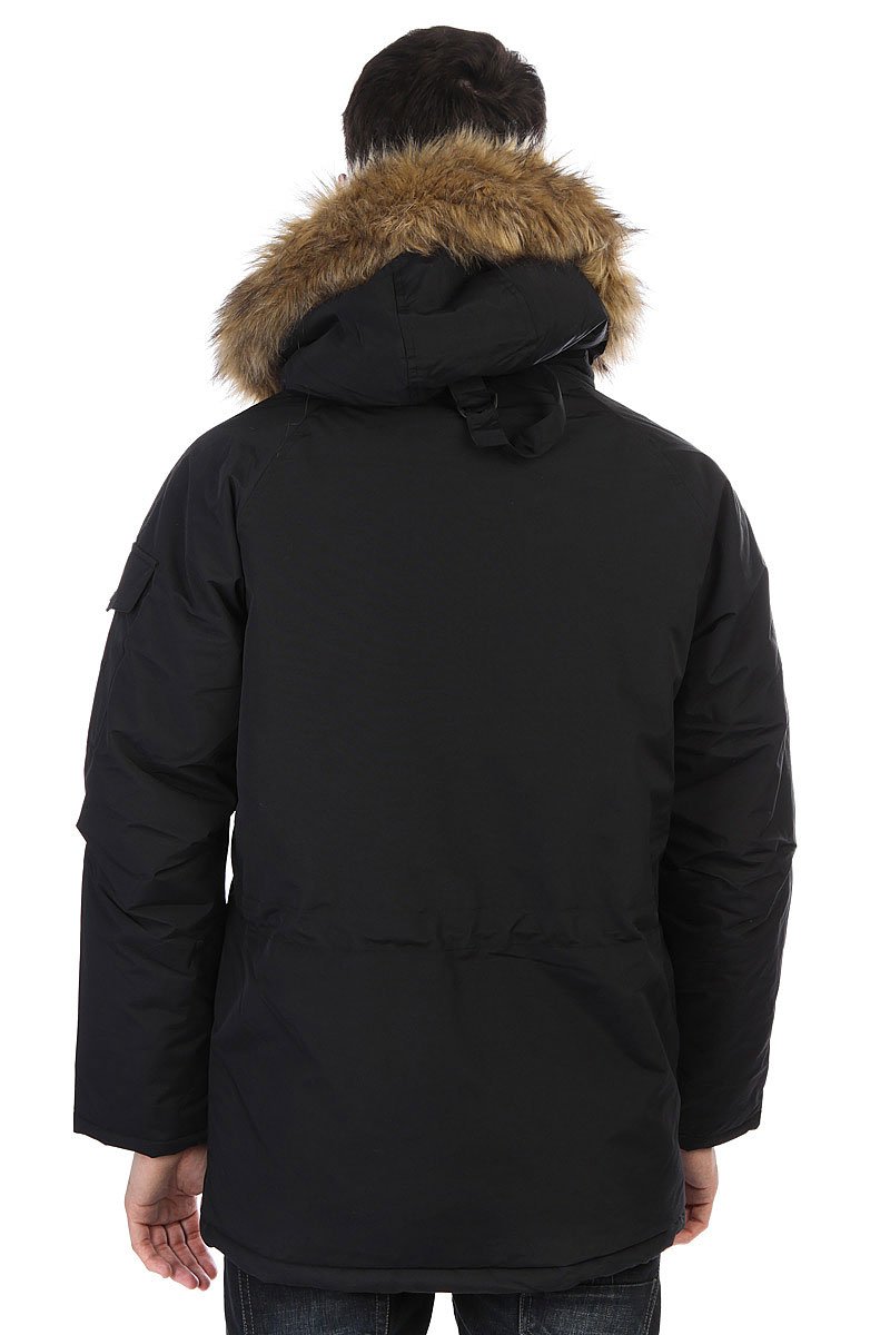 carhartt wip anchorage parka black