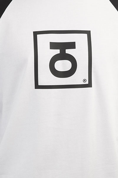 Футболка Юнион 3/4 Logo Black/White