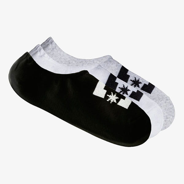 Мужские Носки-Невидимки 3 Pack (3 Пары) DC Shoes EDYAA03153, размер One Size, цвет мультиколор - фото 1