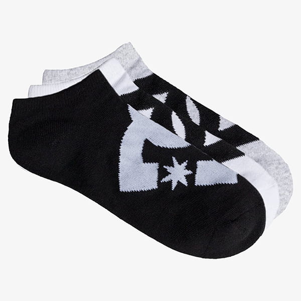 Носки-Невидимки 3 Pack (3 Пары) DC Shoes EDYAA03151, размер One Size, цвет черный - фото 1