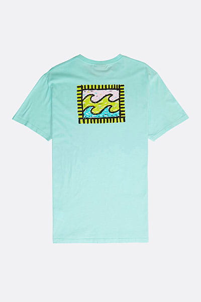 

Футболка Billabong Nairobi Tee Ss Spearmint, Голубой, N1SS28-BIP9