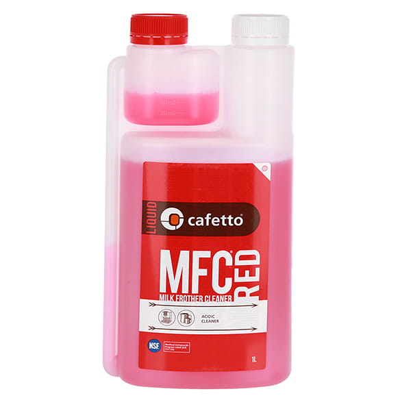 Средство для чистки капучинаторов и питчеров Cafetto MFC Red, кислотное, 1 литр