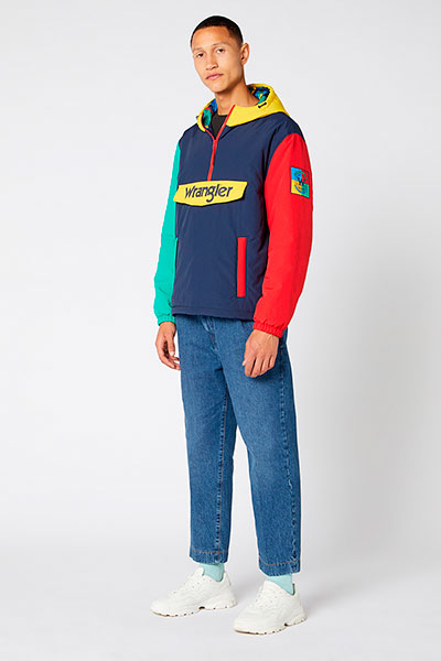 WRANGLER Popover Jacket Navy (W4C3YL114 