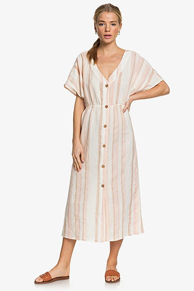 Женское платье на пуговицах Joyful Noise Roxy ERJWD03419, размер XS, цвет мультиколор