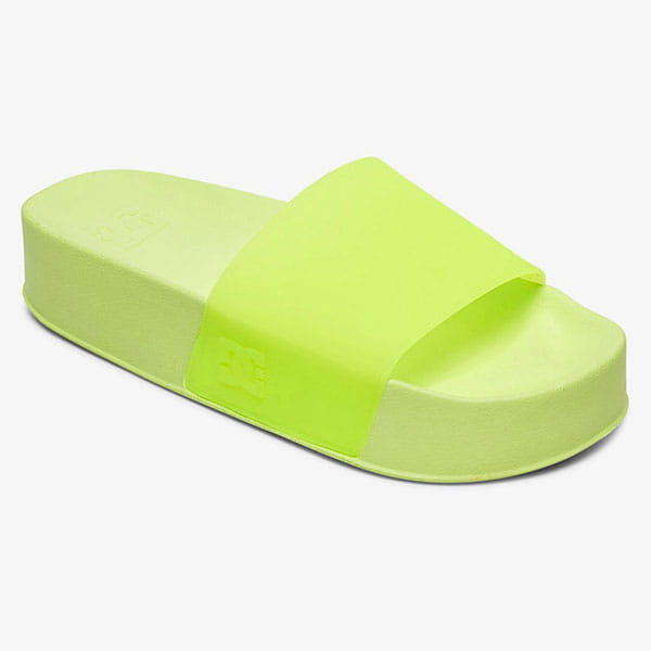 

Женские Сланцы Dc, Желтый, ADJL100026