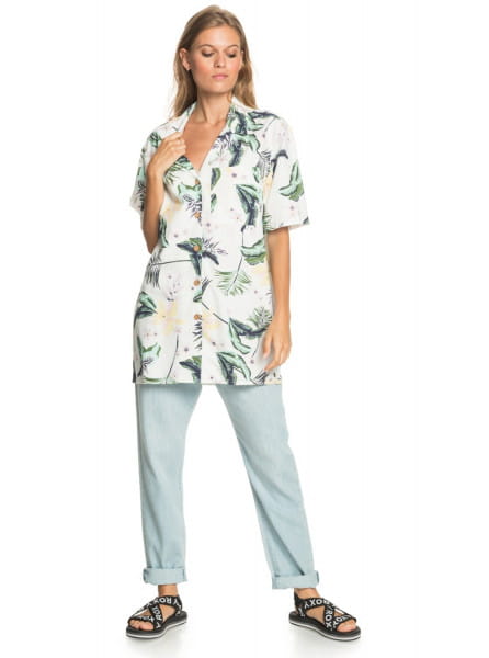 Жен./Одежда/Блузы и рубашки/Рубашки с коротким рукавом Женская оверсайз рубашка с коротким рукавом Caravan Of Sun