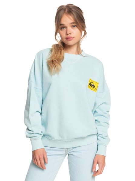 

Свитшот Из Органического Хлопка Quiksilver Womens, Голубой, EQWFT03040