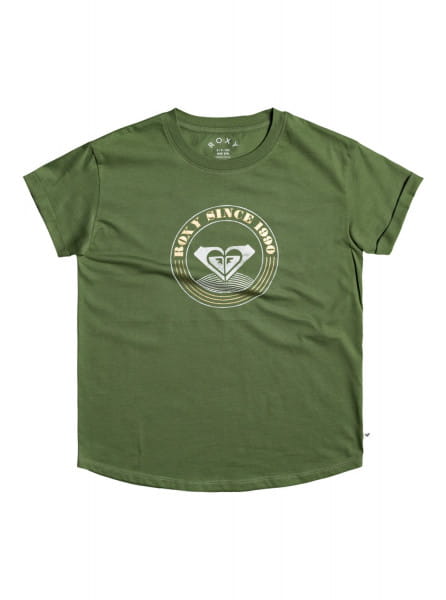 Женская футболка Epic Afternoon Roxy ERJZT05123, размер M, цвет зеленый - фото 5
