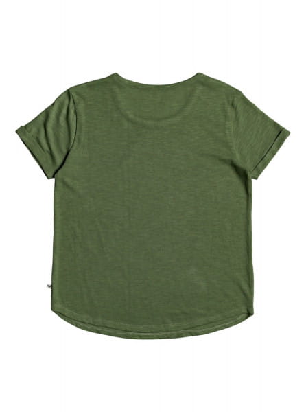 Женская футболка Oceanholic Roxy ERJZT05139, размер XL, цвет зеленый - фото 2