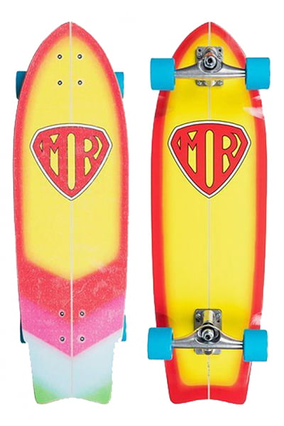 

Серфскейт Super Twin 9.5", Мультиколор, EGL21MRSWH