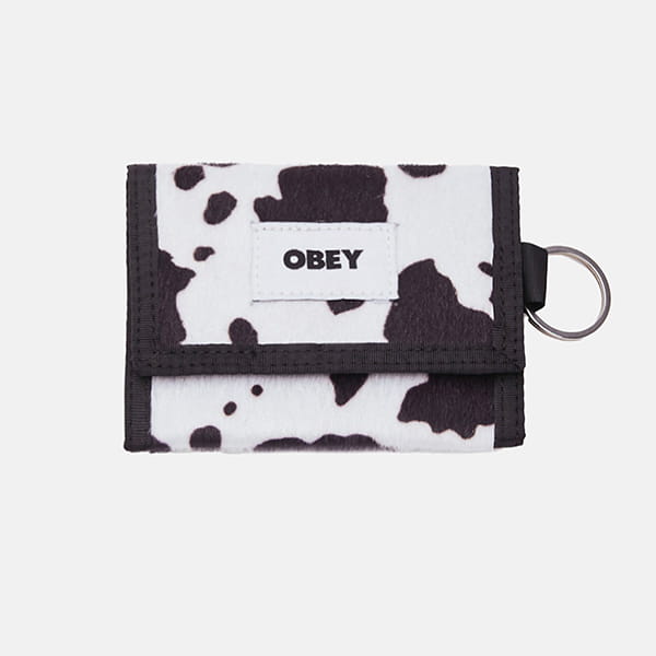 Кошелек Obey Bold Cow Tri Fold Wallet Cow Print
