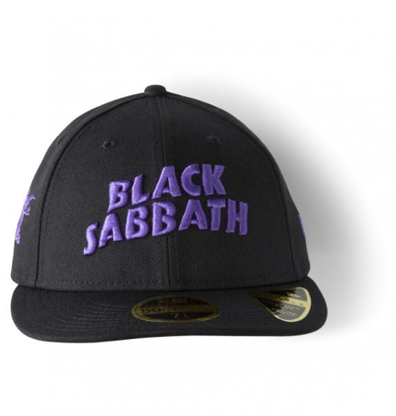 Черный бейсболка dc x black sabbath