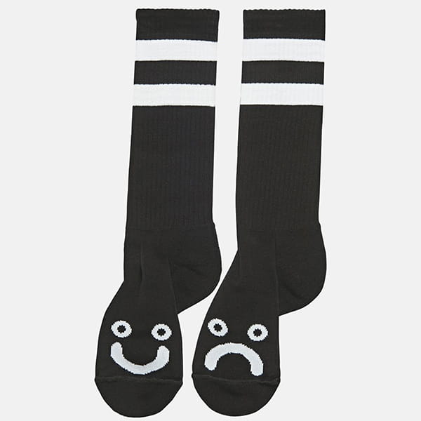 Носки POLAR SKATE Co. Happy Sad Socks черный