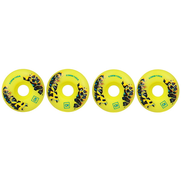 Унисекс/Скейтборд/Колеса/Колеса для скейтборда Комплект колес Chrome, 53mm/100a, F4