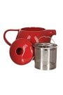 Чайник  Loveramics (Лаврамикс) с ситечком 400ml красный